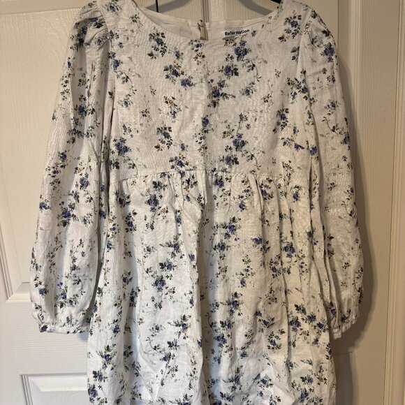 Reformation Ramone Linen Dress Madeline - Size S - Picture 2 of 6